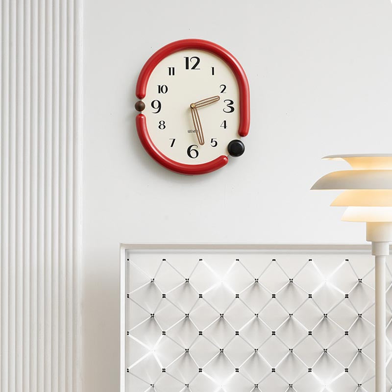 Time in a Twist Wall Clock