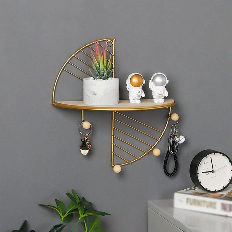 Stylish Hanging Wall Shelf - Nordic Side - decorative, hanging, shelf, wall