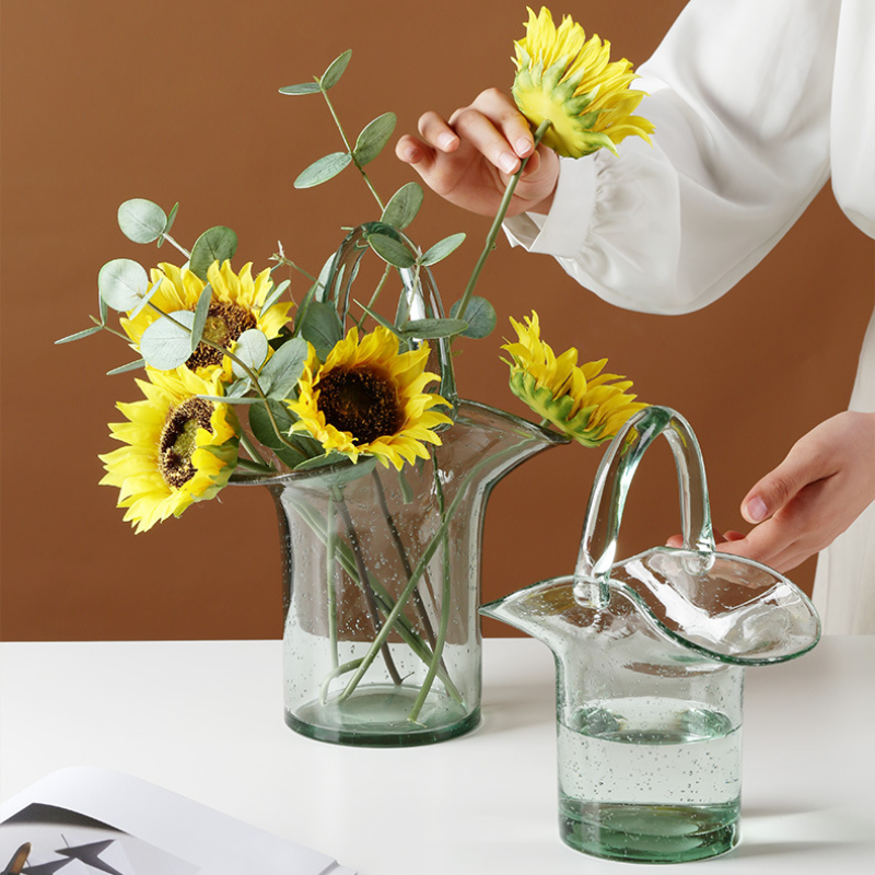 Crystal Basket Vase Collection