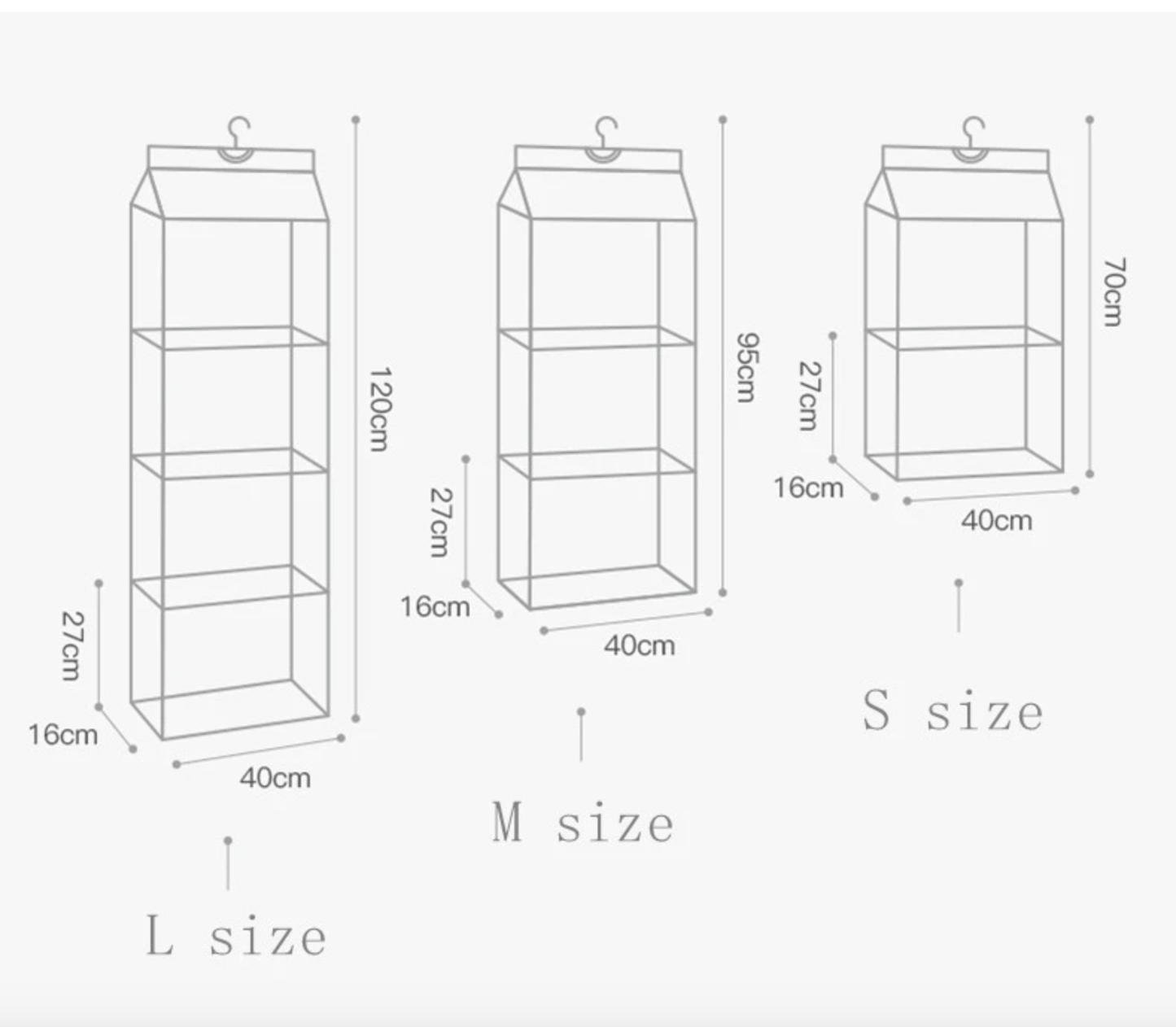 Bag Storage Box Hanger - Nordic Side - 