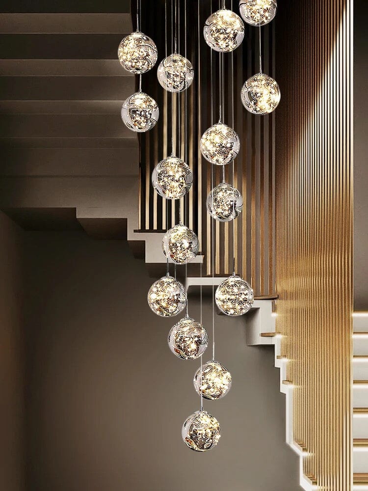 Bella Glass Ball Chandelier Pendant