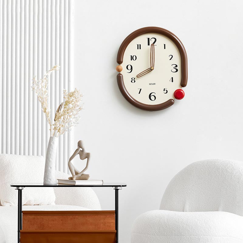 Time in a Twist Wall Clock