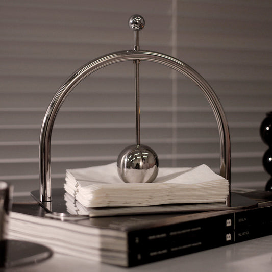 Modern Steel Napkin Holder Stand