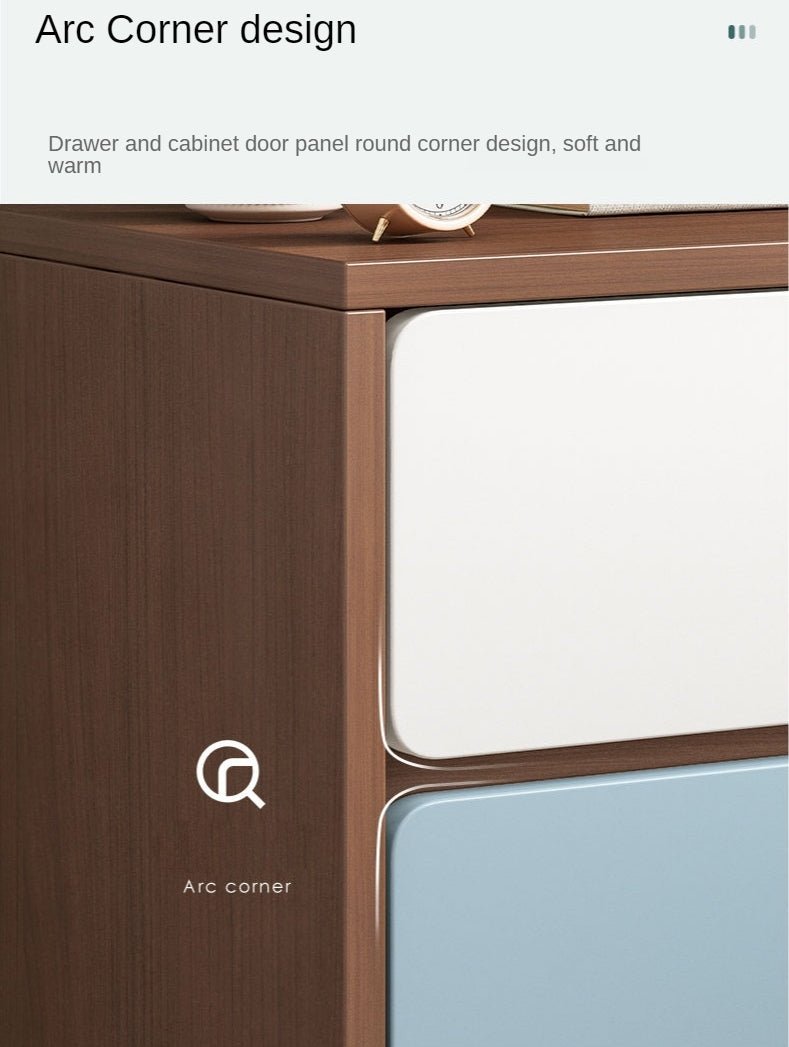 Nordic Wooden Bedside Table