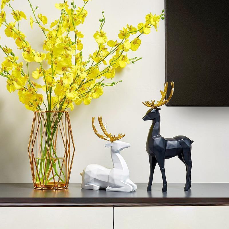 Decorative Deer Figurines - Nordic Side - deer, figurine