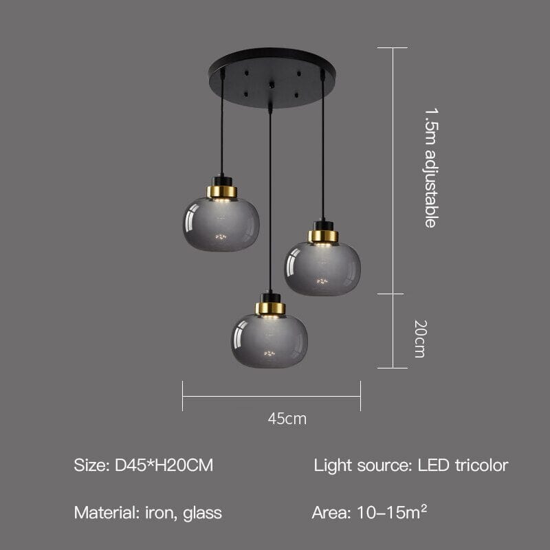 Ashton Stylish Glass Pendant Lights