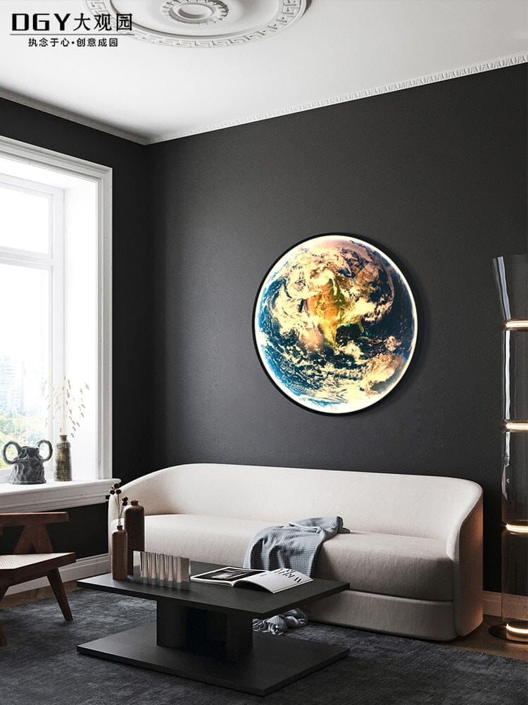 The Earth LED wall lamp