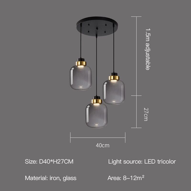 Ashton Stylish Glass Pendant Lights