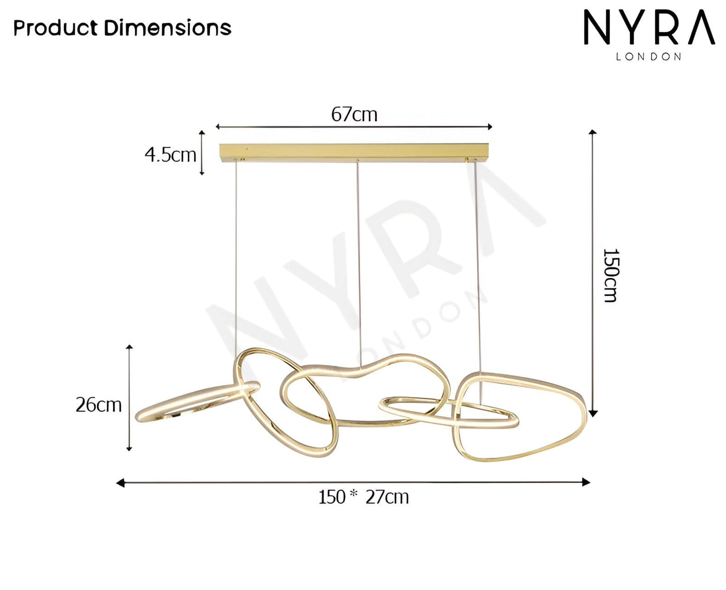 NYRA Ring Chandelier