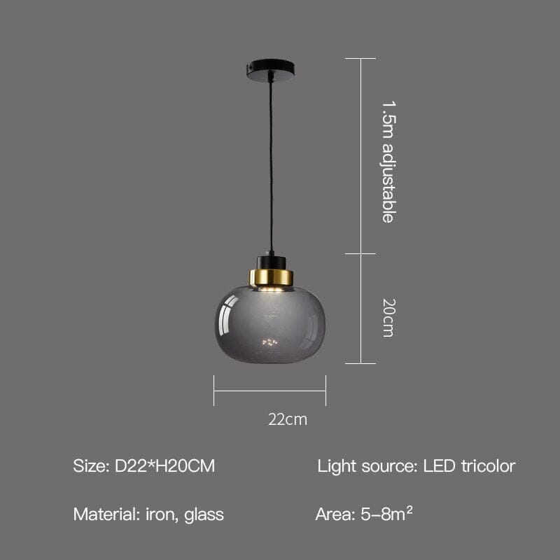 Ashton Stylish Glass Pendant Lights