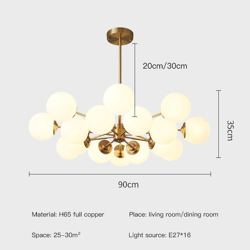 Melanie Bubble Chandelier Pendant Light