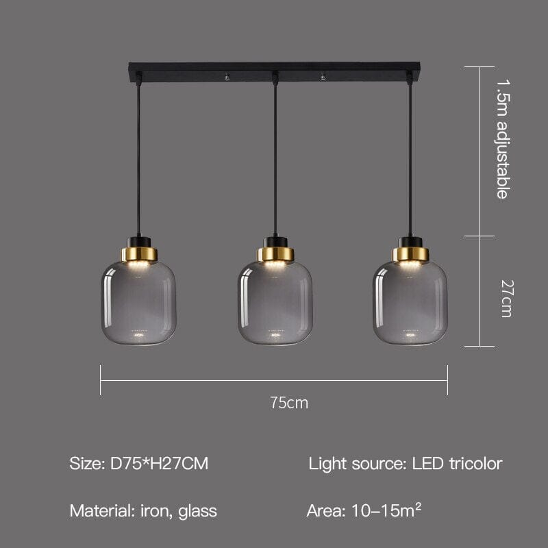 Ashton Stylish Glass Pendant Lights