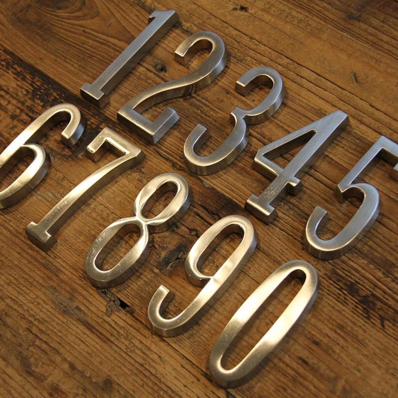 Nummer - Modern House Numbers - Nordic Side - House Numbers