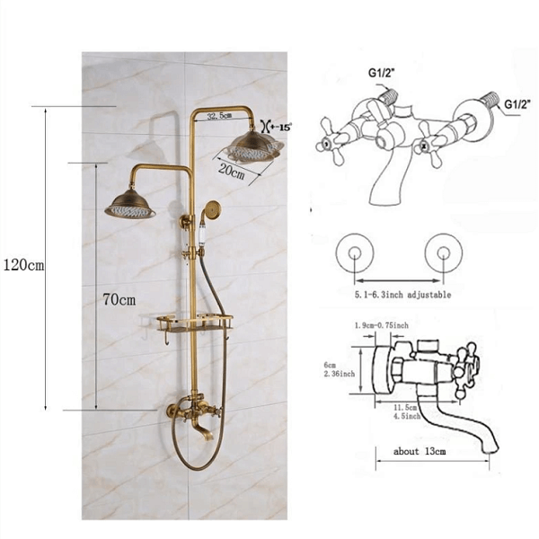 Antique Faux Shower Faucet - Nordic Side - Antique Faux Shower Faucet, archidaily, archilovers, architecture, architecturelovers, architectureporn, arcitecture, art, artichture, artist, ashle