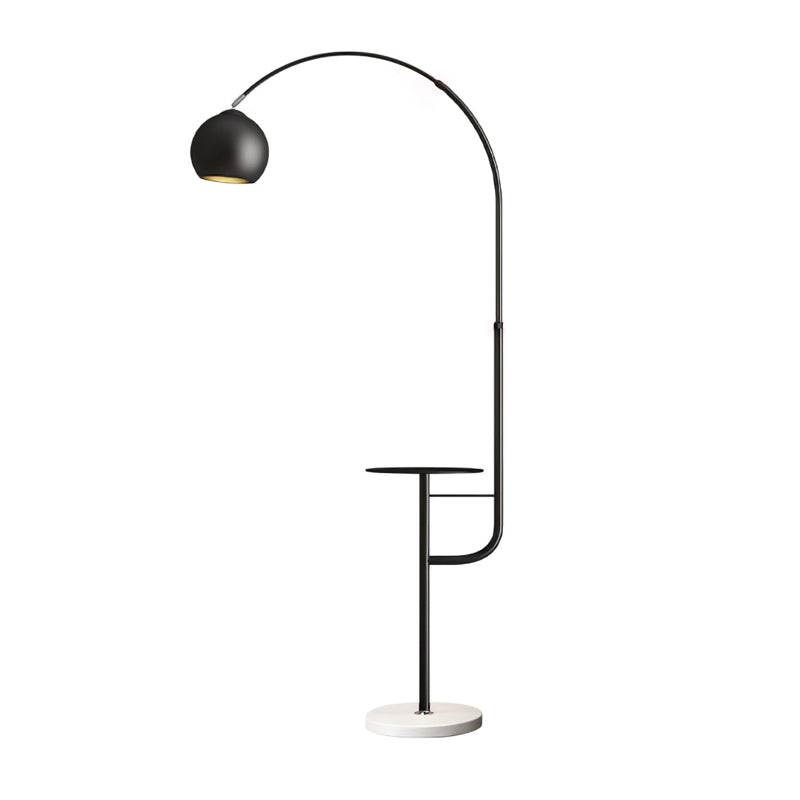 Arc Drawer Floor Lamp