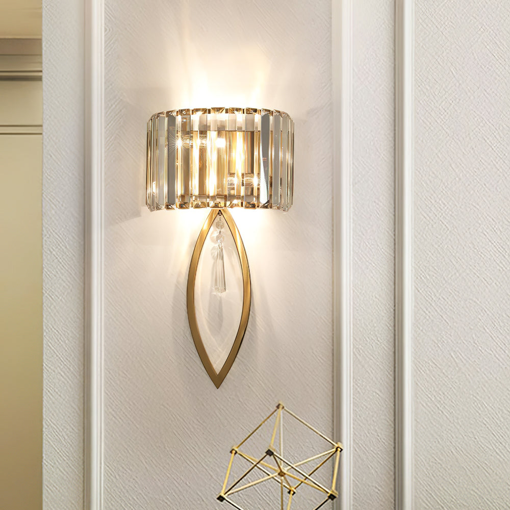 Arc Prismatic Crystal Wall Lamp