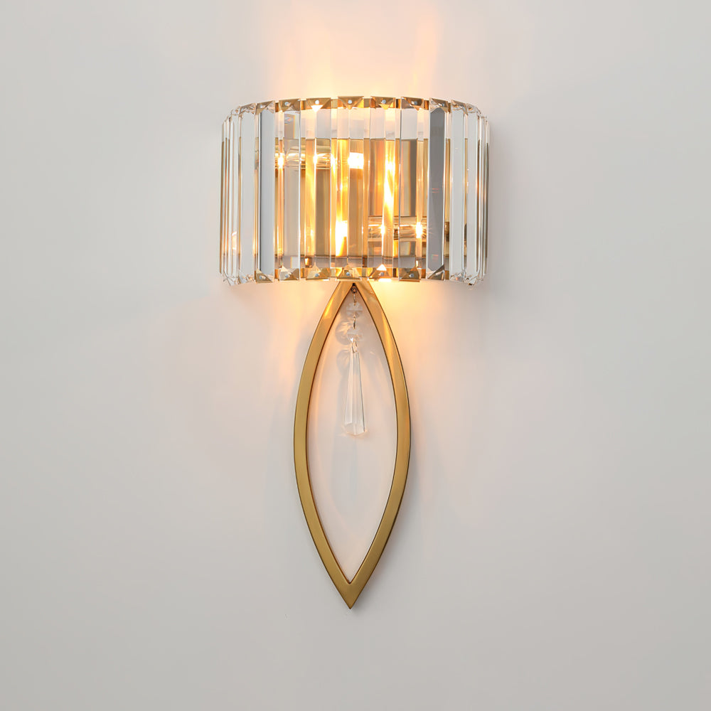 Arc Prismatic Crystal Wall Lamp