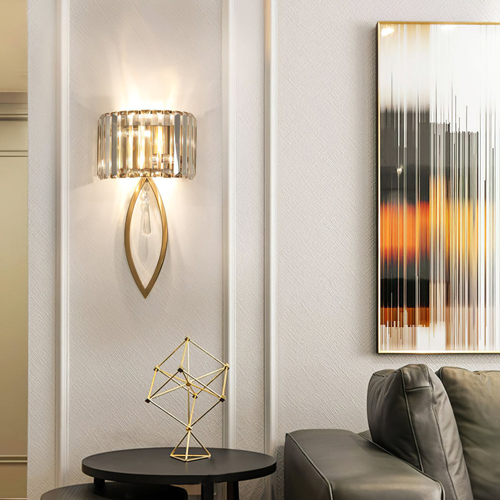 Arc Prismatic Crystal Wall Lamp