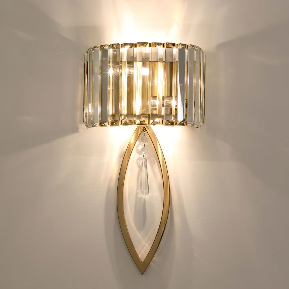 Arc Prismatic Crystal Wall Lamp