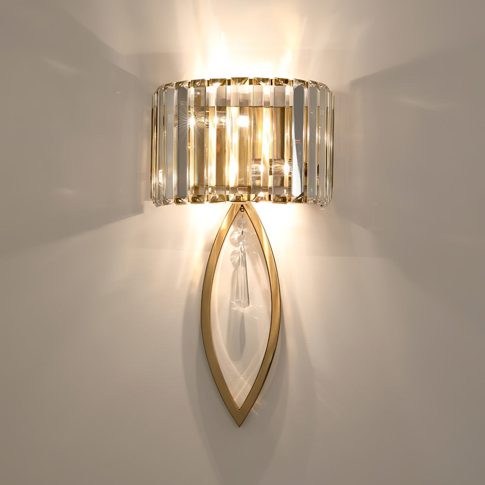 Arc Prismatic Crystal Wall Lamp