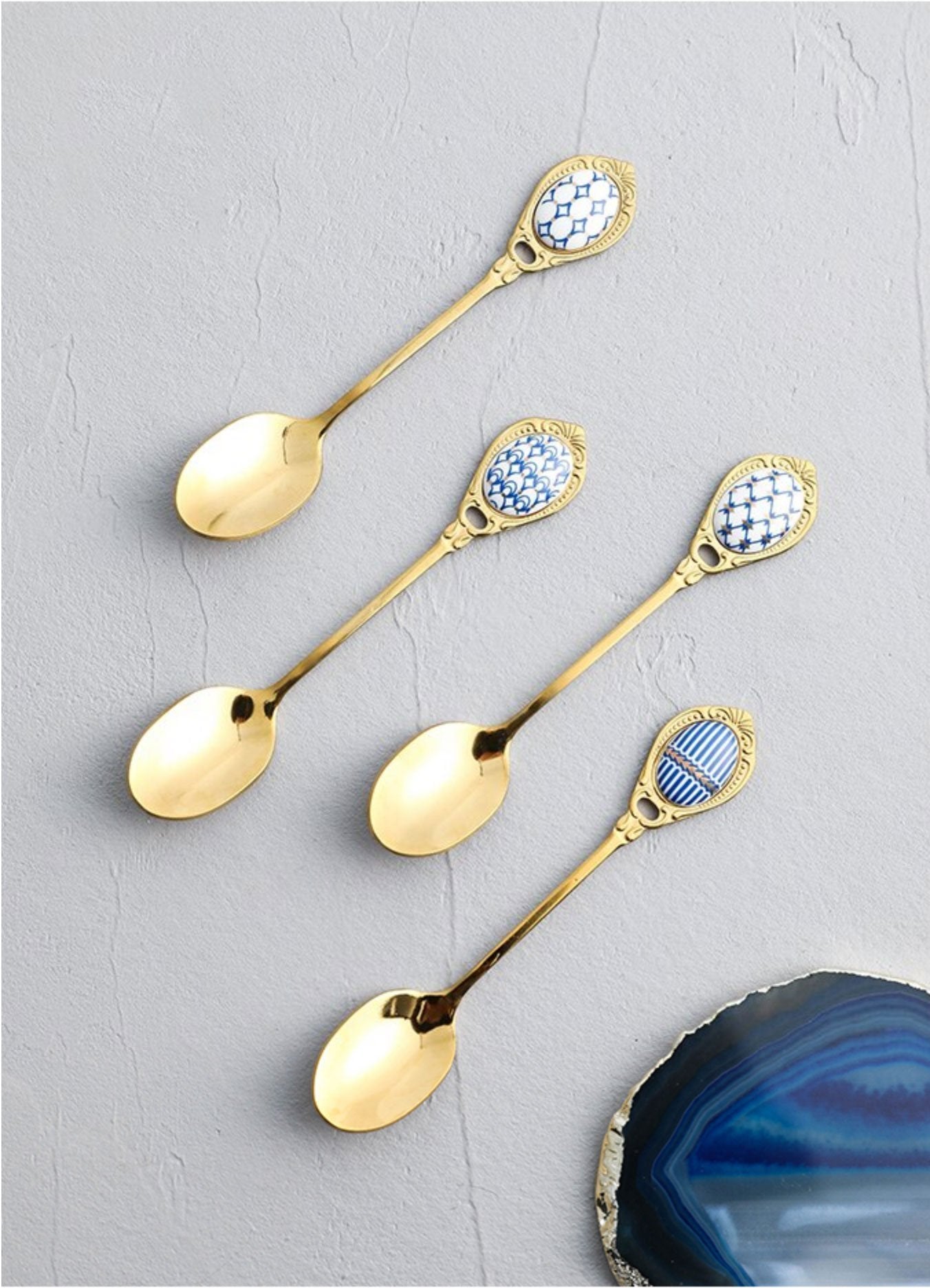 Art Deco Tea Spoon - Nordic Side - 