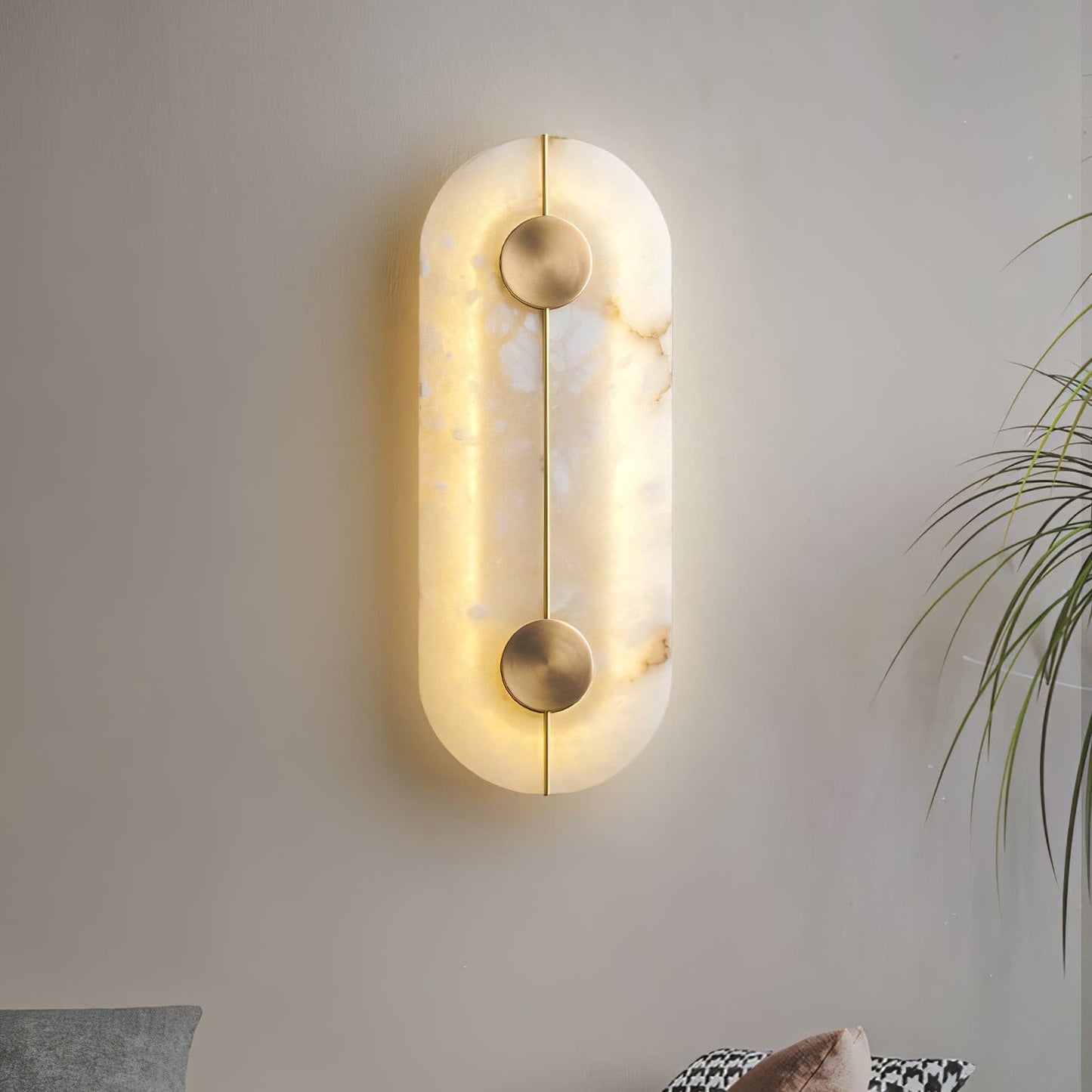 Artistic Alabaster Wall Lamp