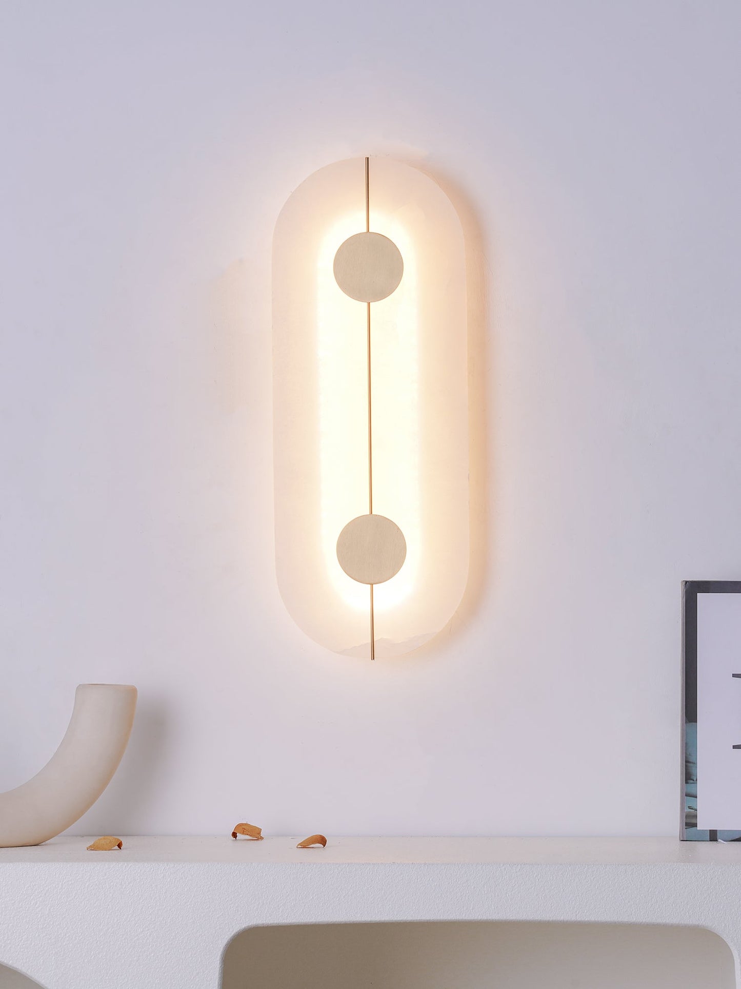 Artistic Alabaster Wall Lamp