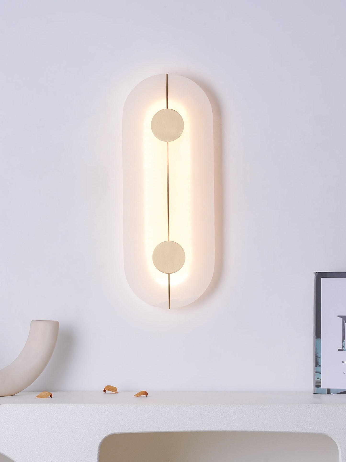 Artistic Alabaster Wall Lamp