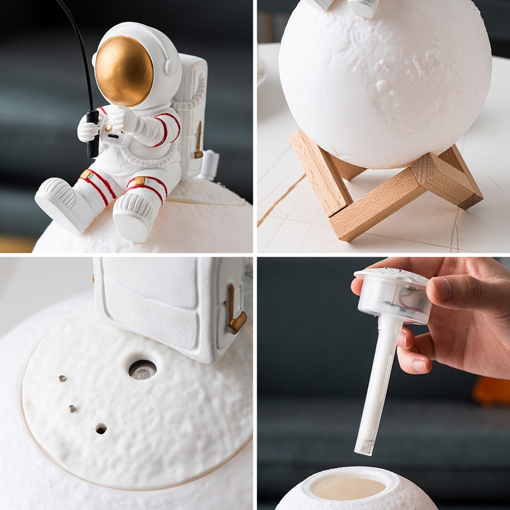 Astronaut Humidifier Moon Lamp