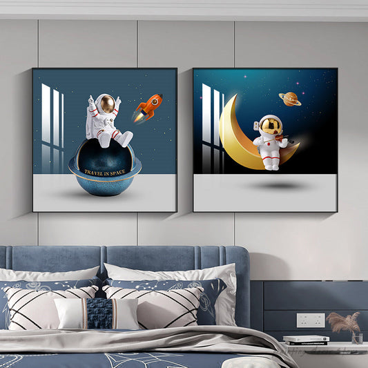 Astronaut Space Wall Art