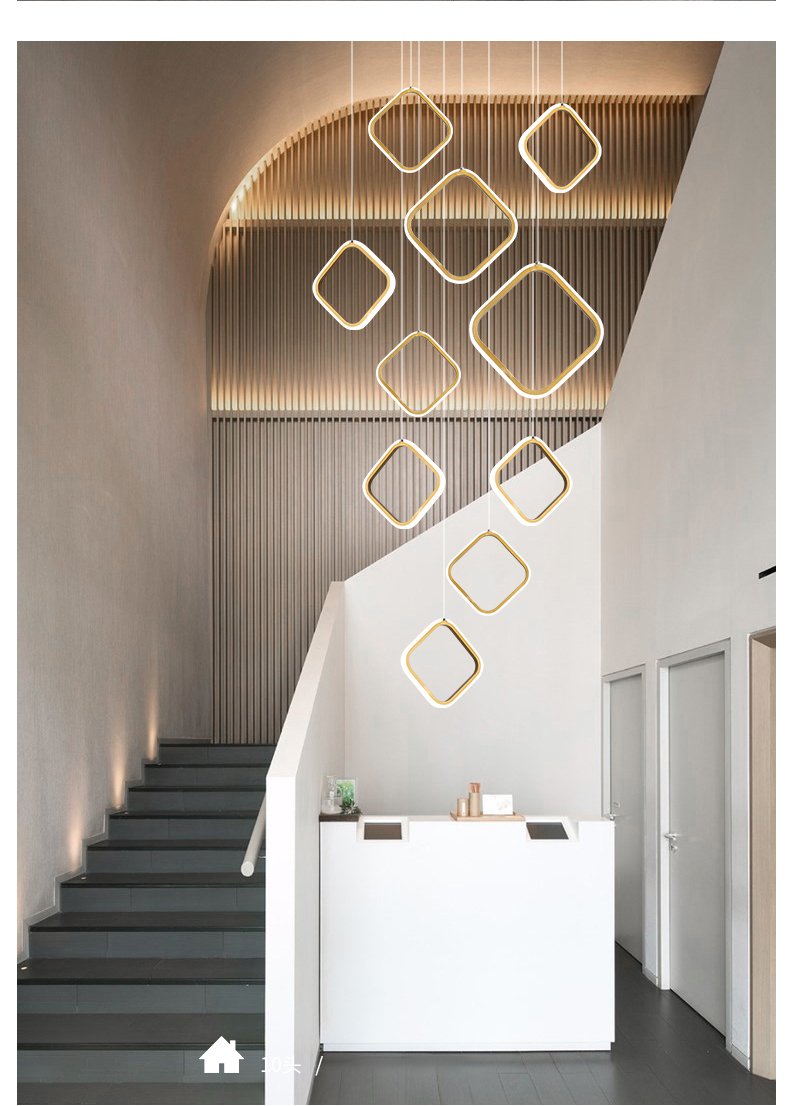 Asymmetrical LED Chandelier