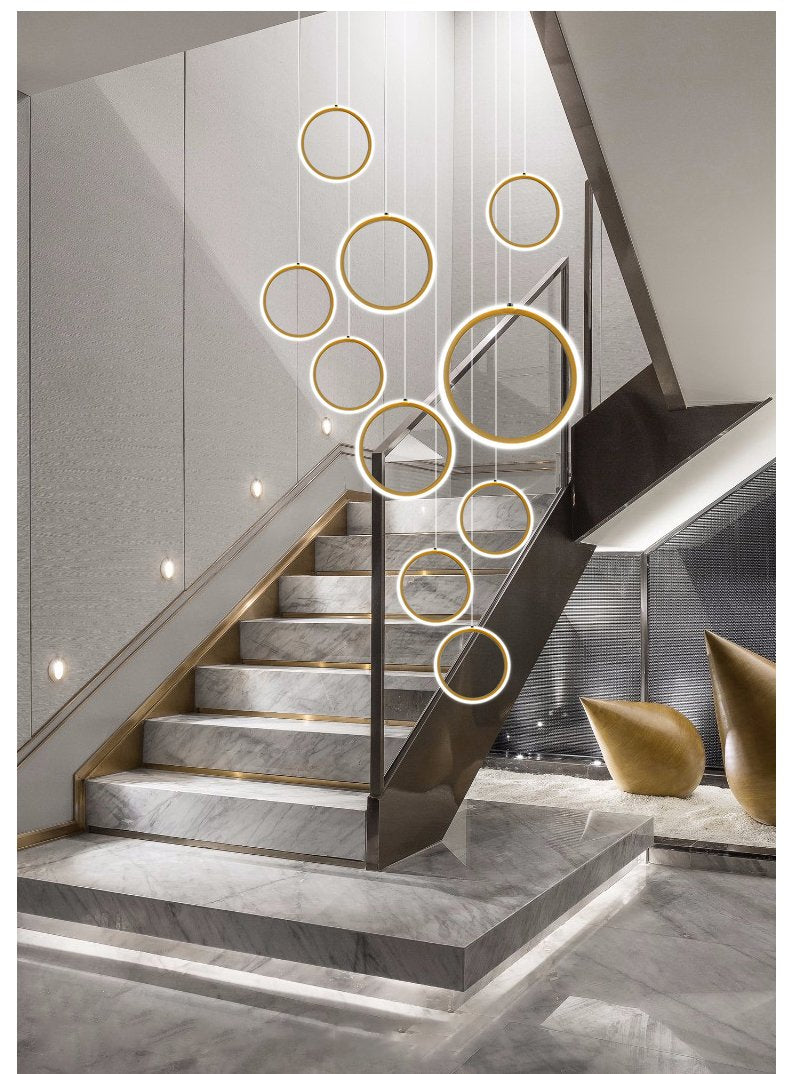 Asymmetrical LED Chandelier