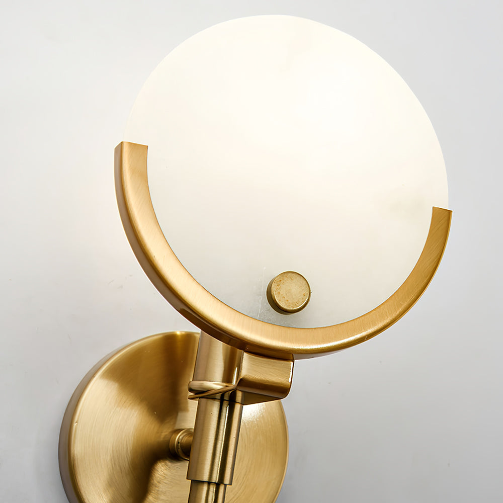 Ava Brass Wall Lamp