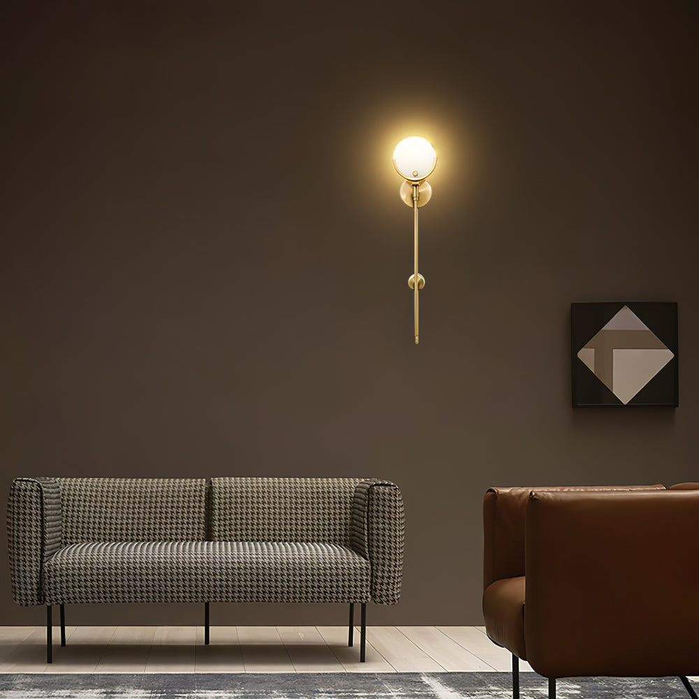 Ava Brass Wall Lamp