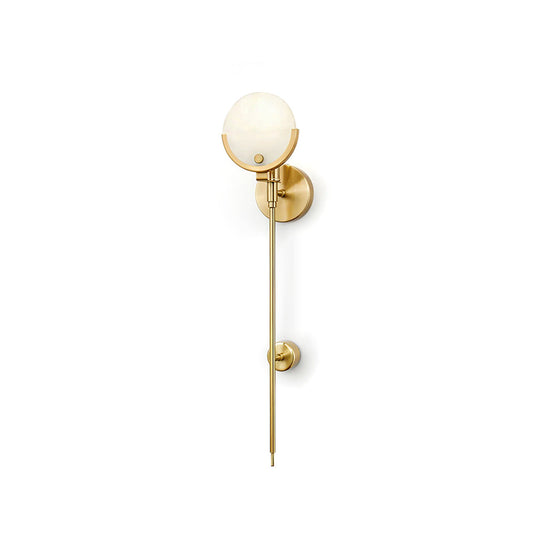 Ava Brass Wall Lamp