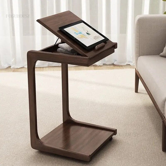 NYRA Wooden Flip End Table