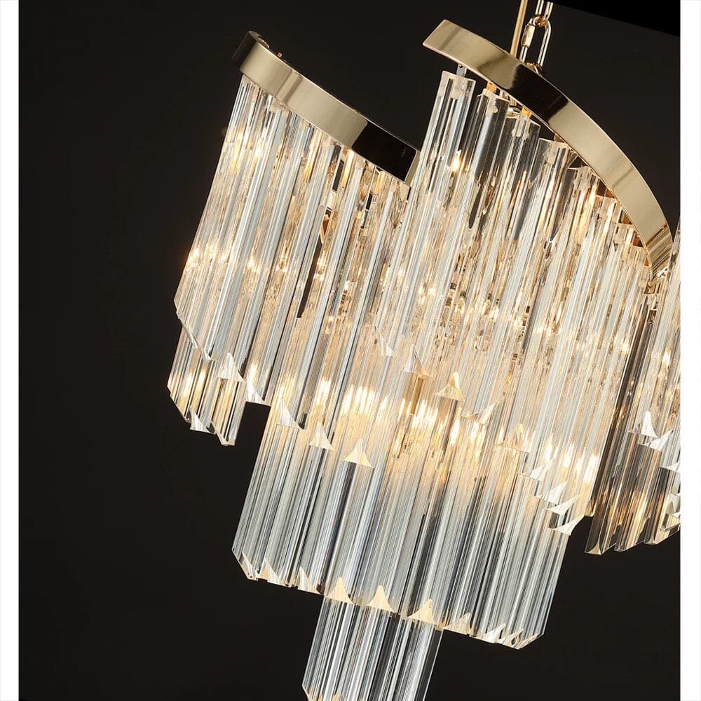 Waterloo Crystal Ceiling Fixture