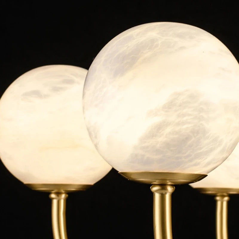 Marnie Alabaster Globe Pendant Light