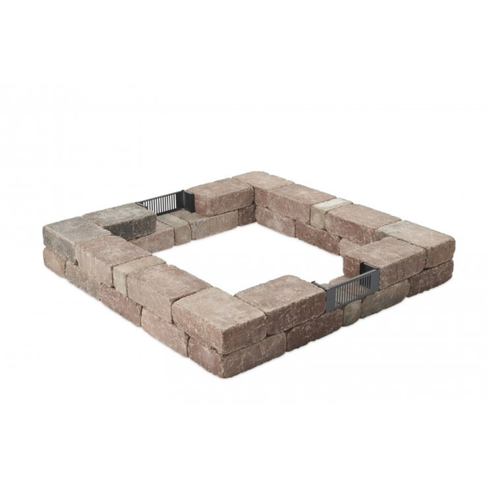 The Outdoor Greatroom Company Bronson Block Square Gas Fire Pit Kit (BRON5151-K)