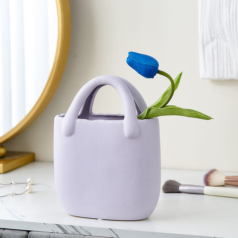 Bag Ceramic Vase