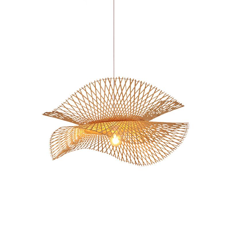 Bamboo Frame Pendant Lamp