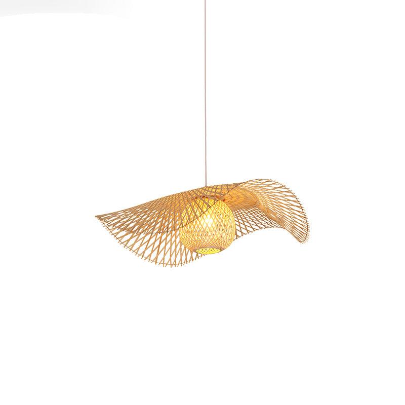 Bamboo Frame Pendant Lamp