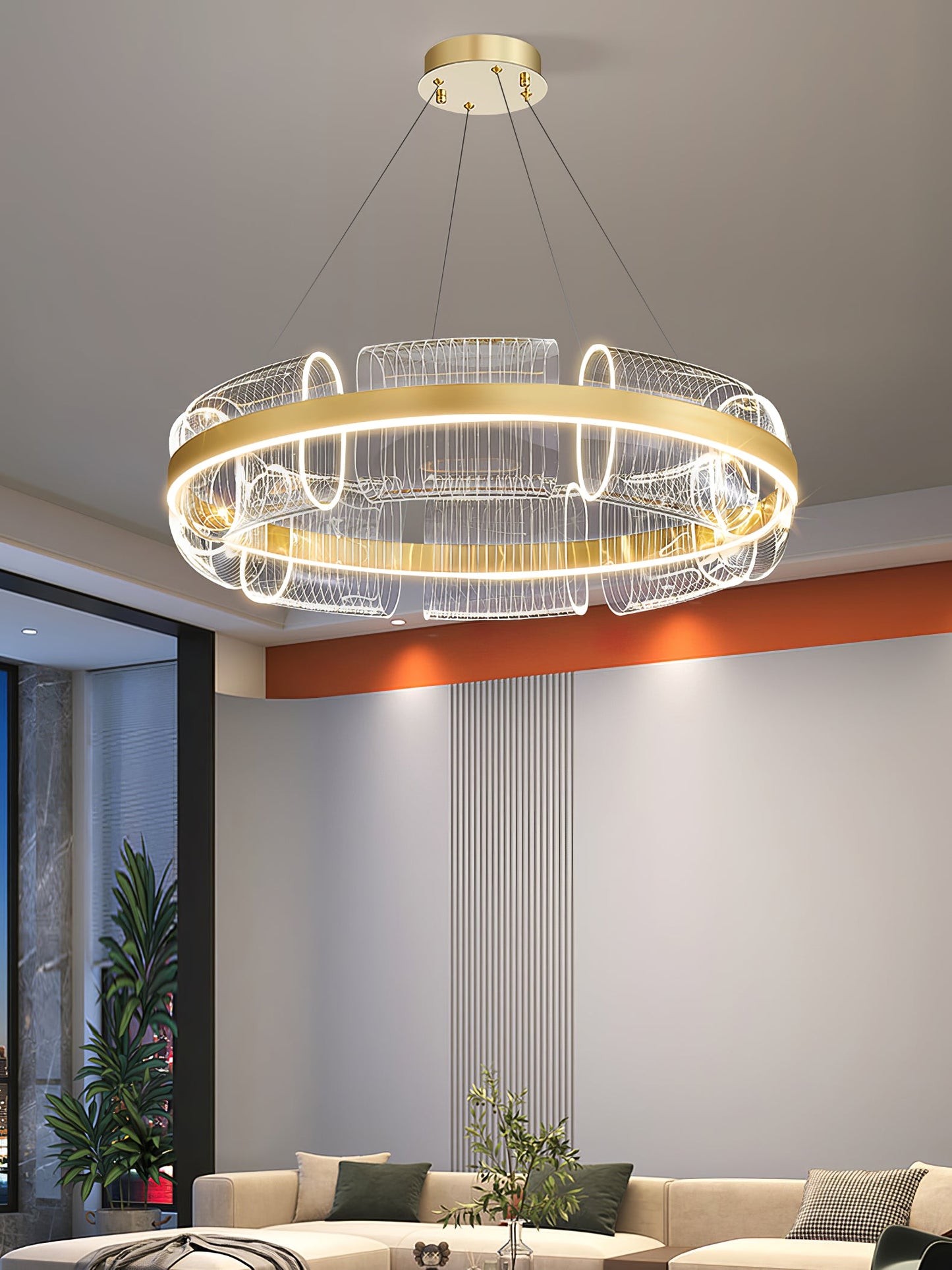 Bangle Rings Chandelier