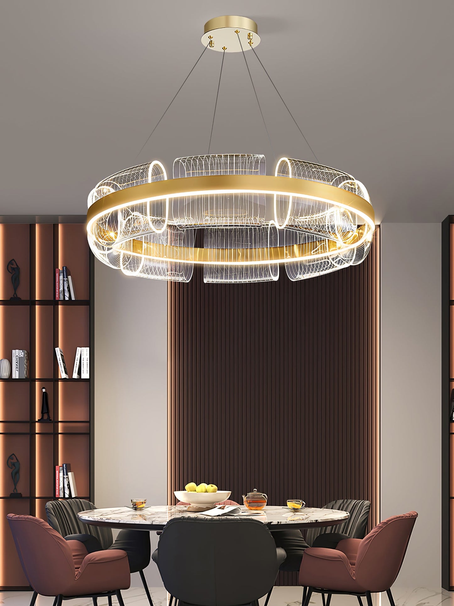 Bangle Rings Chandelier