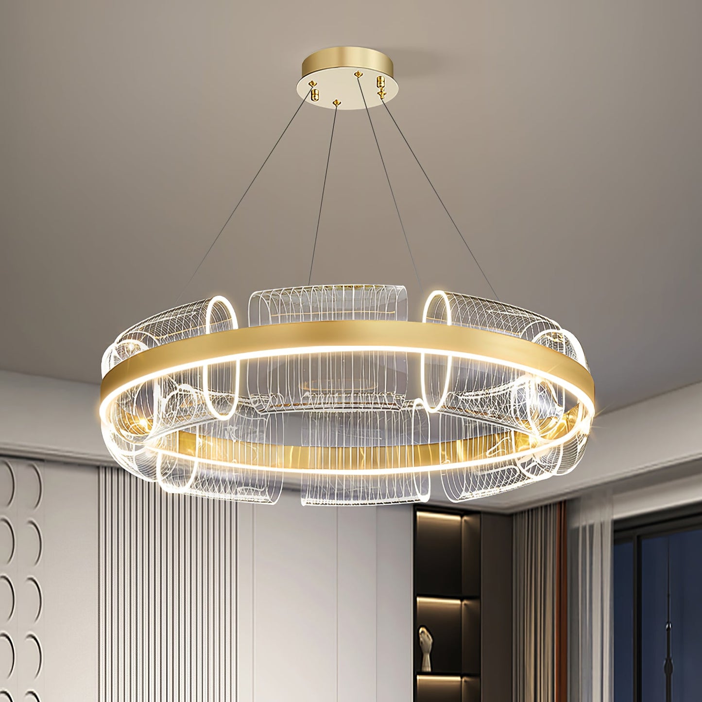 Bangle Rings Chandelier