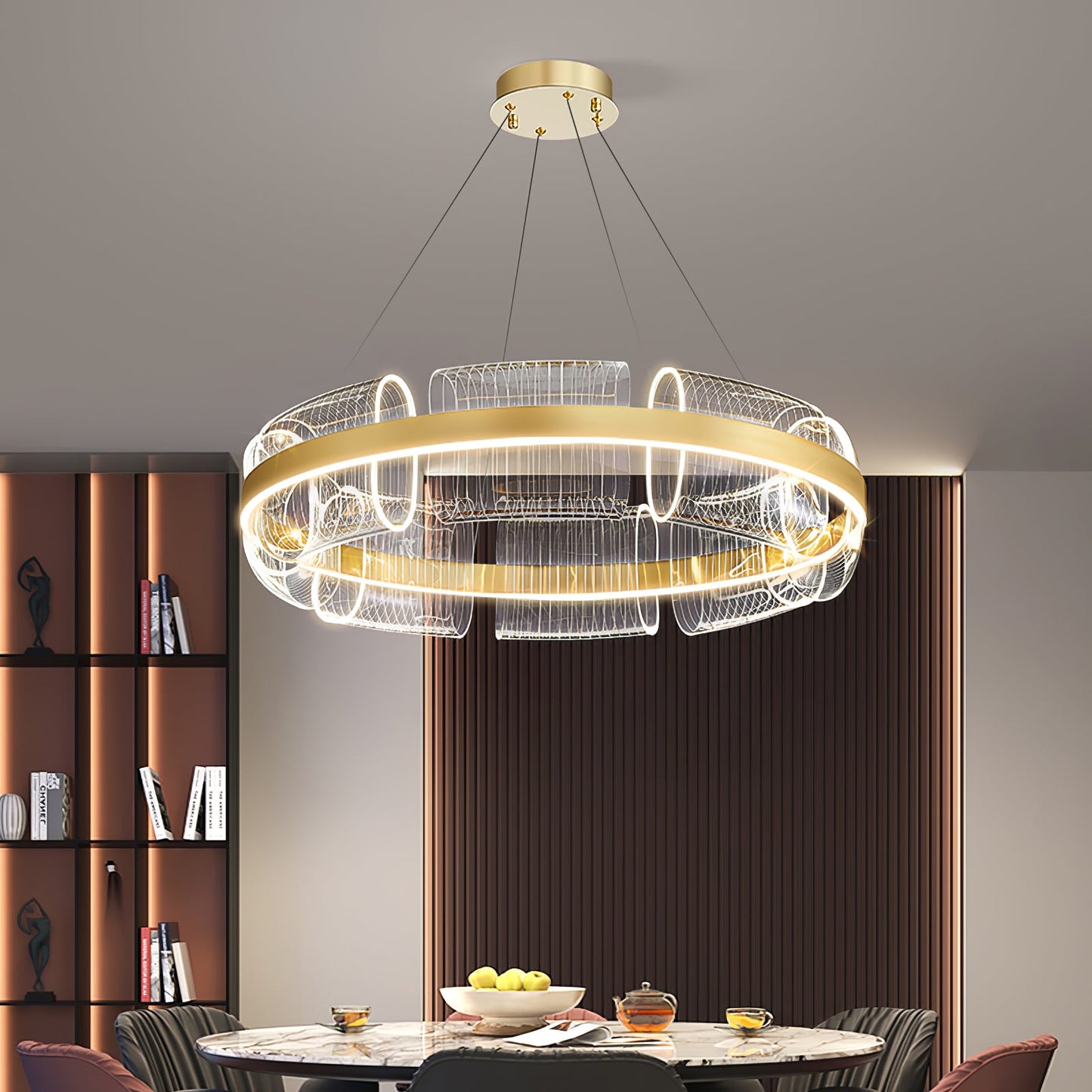 Bangle Rings Chandelier