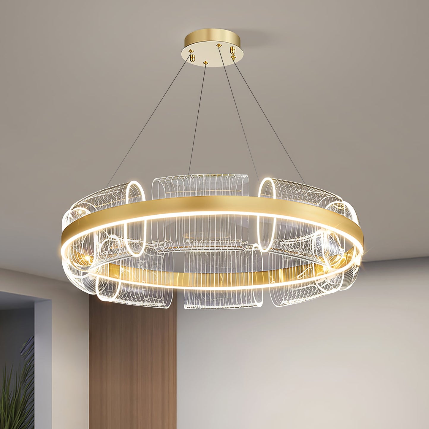 Bangle Rings Chandelier