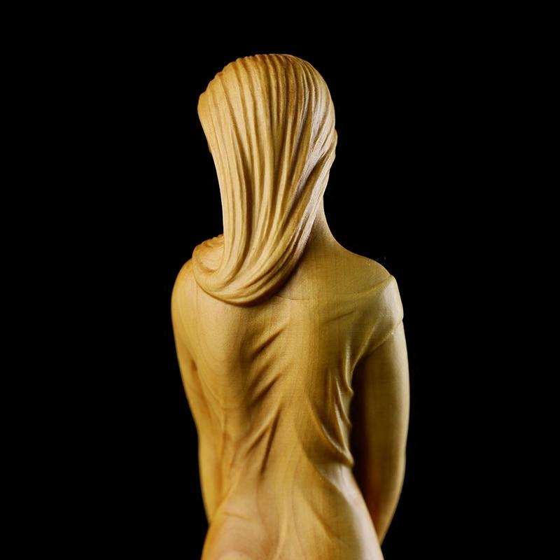 Wooden Artisan Wooden Beauty Statue