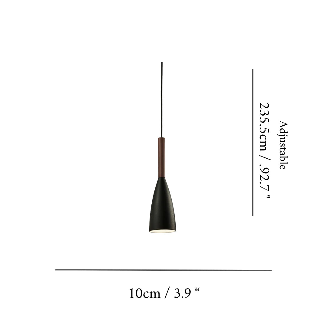 Venanson | Black/White Metal Pendant Lamp for Kitchen