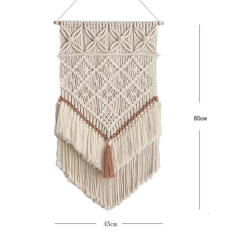 Boho Handwoven Tassel Wall Hanging